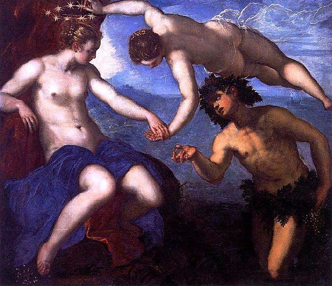 Jacopo Tintoretto Bacchus und Ariadne oil painting picture